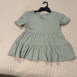 Stylish Green Blouse